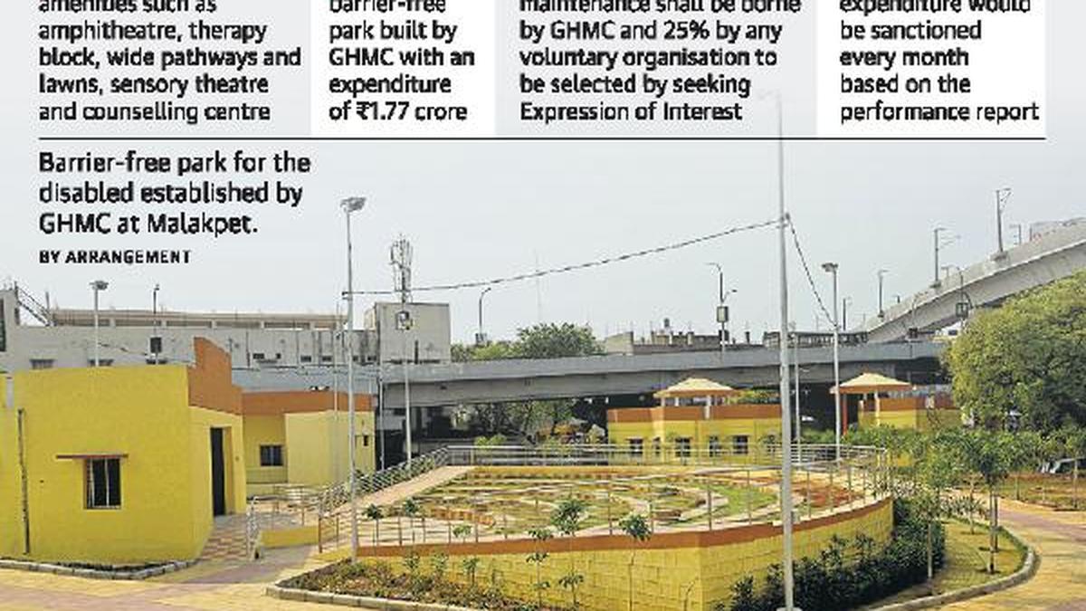 Barrierfree park for disabled to be launched The Hindu